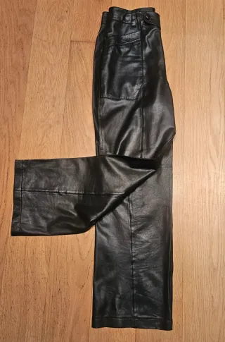 Pantalones Maksu Piel Negro Talla M