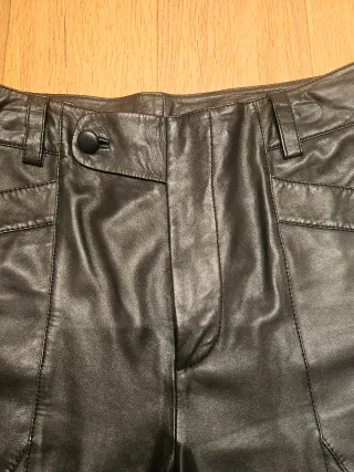 Pantalones Maksu Piel Negro Talla M