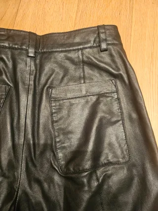 Pantalones Maksu Piel Negro Talla M