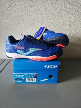Zapatillas Joma Toledo Talla 37 Azul/Naranja