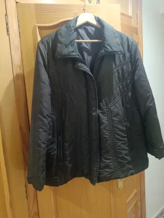 Chaquetón mujer marrón