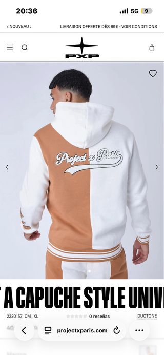 Sudadera Project X Paris Duotone XL