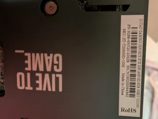 Tarjeta Gráfica NVIDIA RTX 2060 No envío.