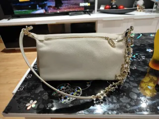 Bolso de hombro beig