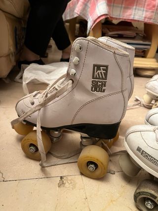 Patines blancos SCHOOL para niñas