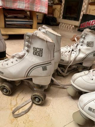 Patines blancos SCHOOL para niñas