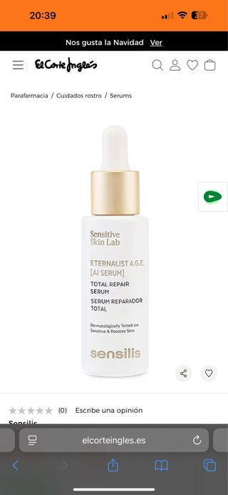 Sensilis Eternalist A.G.E. Serum AI