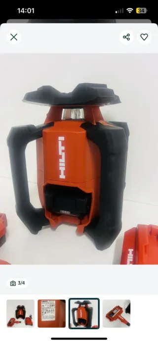 Nivel Láser Hilti PR 40 Nuron