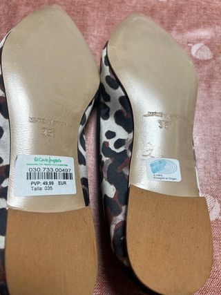 Manoletinas ZENDRA Animal Print a estrenar