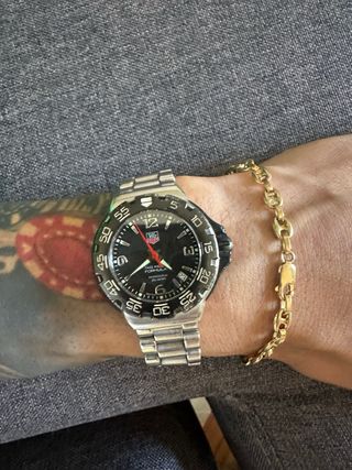 Esclava Gucci Oro y Verde