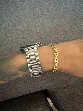 Esclava Gucci Oro y Verde