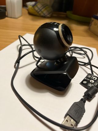 Webcam Logitech Negra