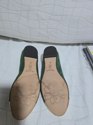 Bailarinas verdes talla 37