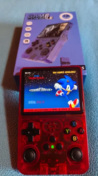 Console R36S 100% Originale con Sandisk 64Gb