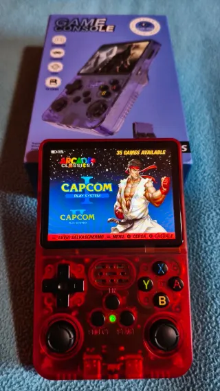 Console R36S 100% Originale con Sandisk 64Gb