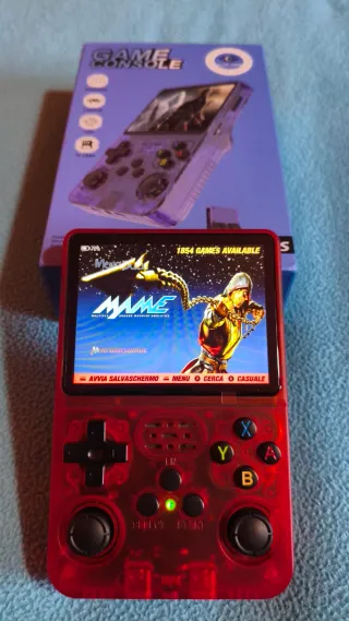 Console R36S 100% Originale con Sandisk 64Gb