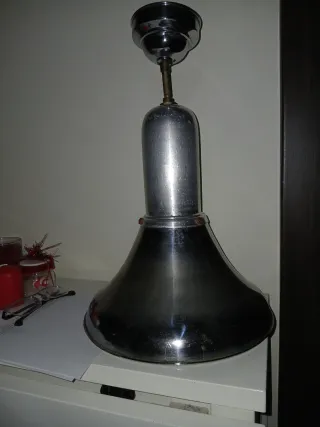 Lampadario industriale acciaio Luminator