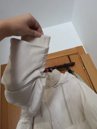 Abrigo Zara Beige Talla S