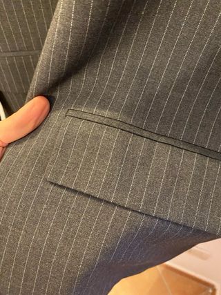 Giacca monopetto Only grigia gessata