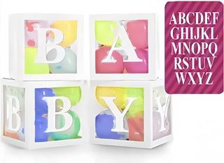 CAJAS TRANSPARENTES PARA DECORACIÓN CON GLOBOS