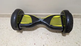 Hoverboard Negro y verde lima
