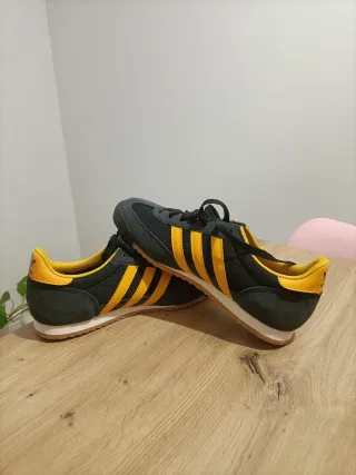T40,5 Adidas R71 Azul Marino Amarillo