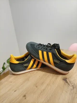 T40,5 Adidas R71 Azul Marino Amarillo