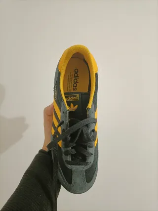 T40,5 Adidas R71 Azul Marino Amarillo
