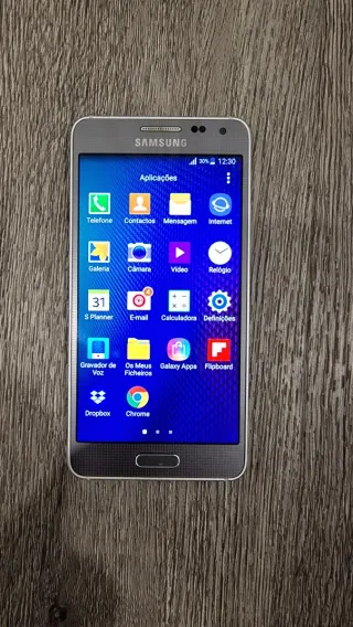Samsung Galaxy Alpha Prata