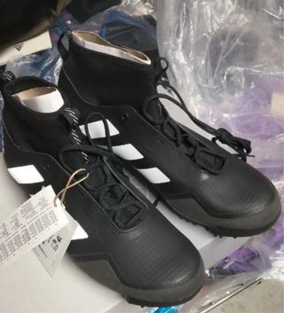 Scarpe ciclismo Adidas alte nere N38