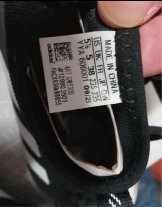 Scarpe ciclismo Adidas alte nere N38