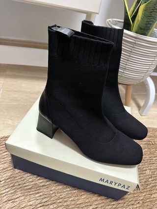 Botín tacón MARYPAZ negro