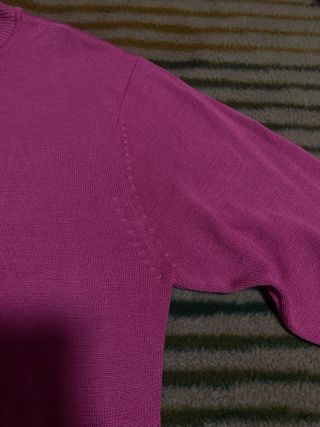 Jersey rosa punto adornos