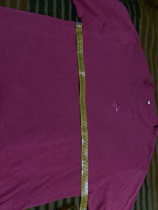 Jersey rosa punto adornos