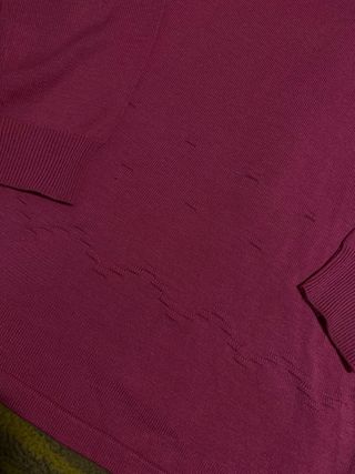 Jersey rosa punto adornos