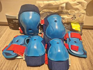 Protecciones Patines Oxelo Niños Azul