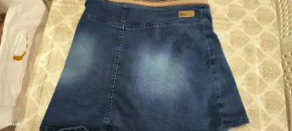 Gonna di jeans blu Tommy Hilfiger