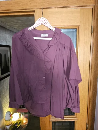 Camisa Morada Mujer Talla Única