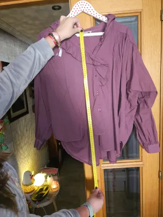 Camisa Morada Mujer Talla Única