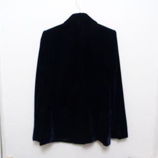 Blazer Mango Terciopelo Azul Marino Talla S