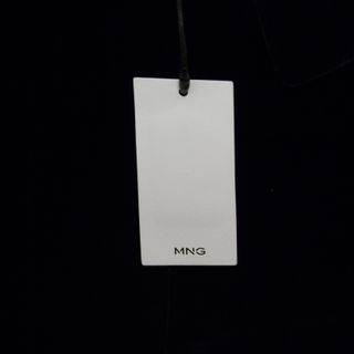 Blazer Mango Terciopelo Azul Marino Talla S