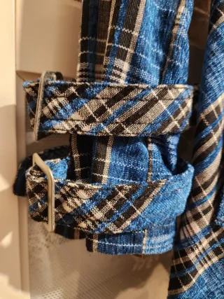 Vestido de cuadros Highly Preppy Tartán Azul Talla