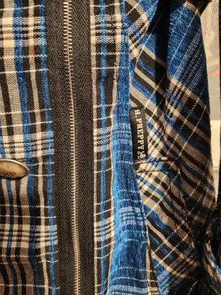 Vestido de cuadros Highly Preppy Tartán Azul Talla