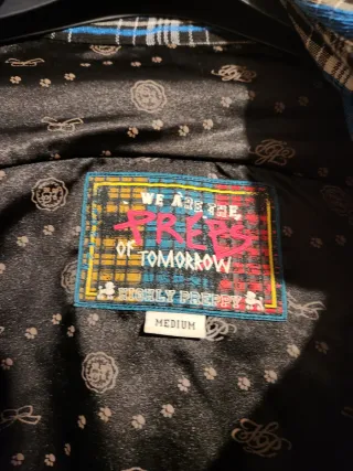 Vestido de cuadros Highly Preppy Tartán Azul Talla