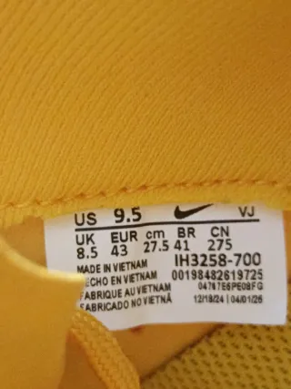 T43 Nike Pegasus Plus LV8 Amarillas