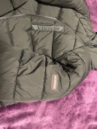 Chaqueta McKenzie niño negra. Talla 10-12