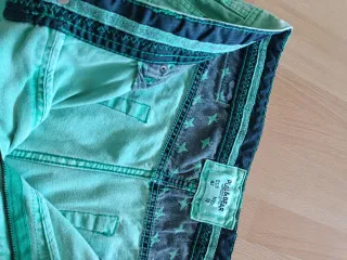 Pantalón corto vaquero Pull and Bear turquesa L