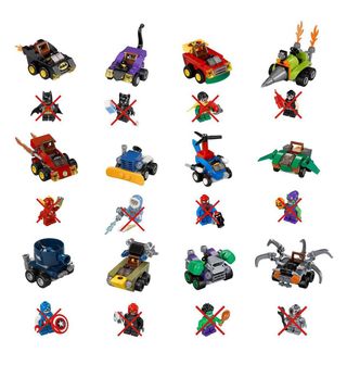 Lego 76061 + 76062 + 76063 + 76064 + 76065 + 76066