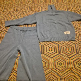 Completo cotone caldo bambina