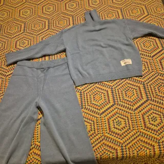 Completo cotone caldo bambina